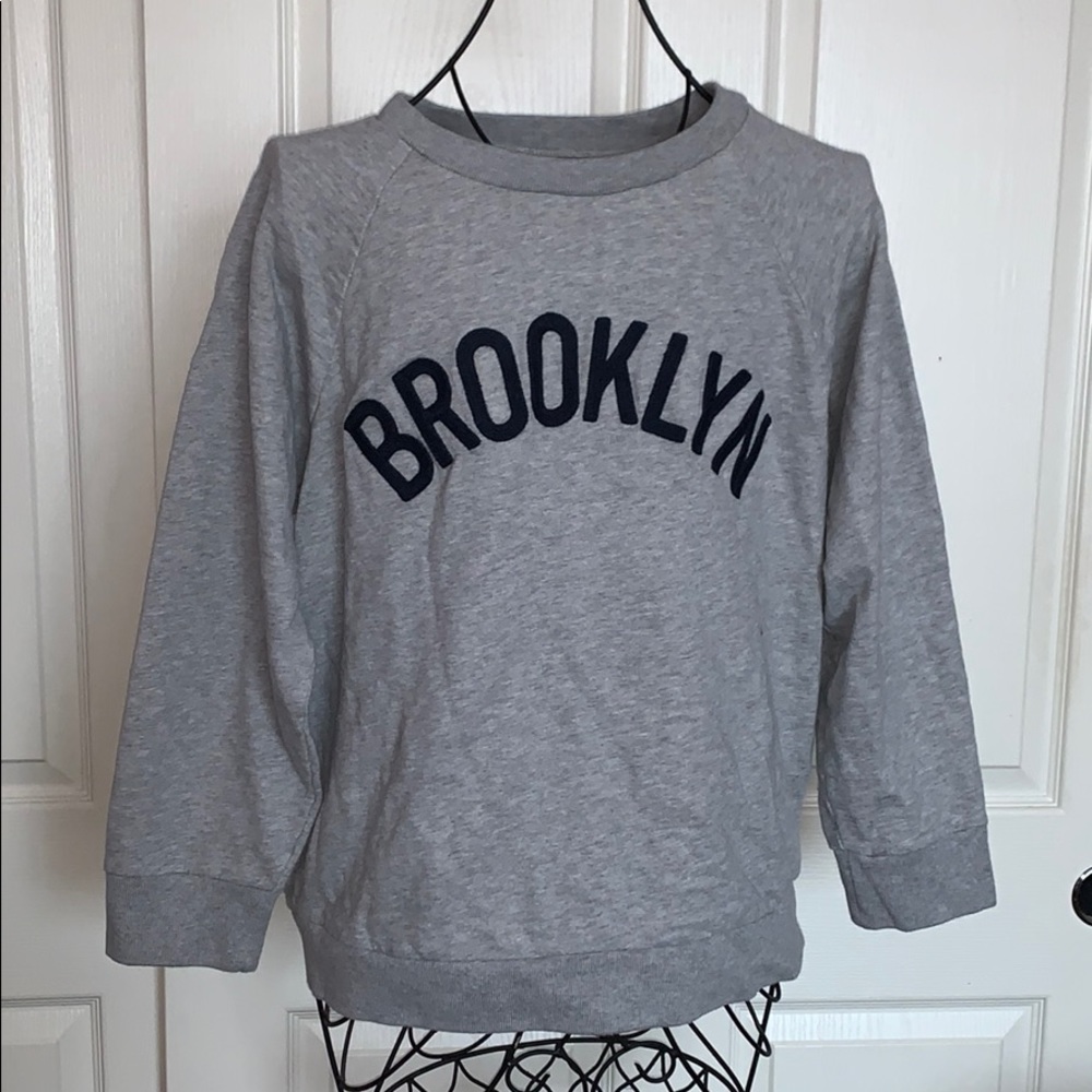 Gray J. CREW Brooklyn Crewneck